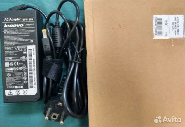 Блок питания lenovo 20v 4.5a