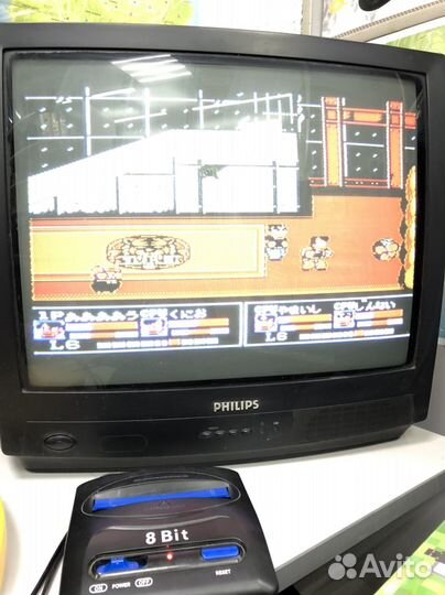 Картридж 4 в 1 на Dendy 8bit