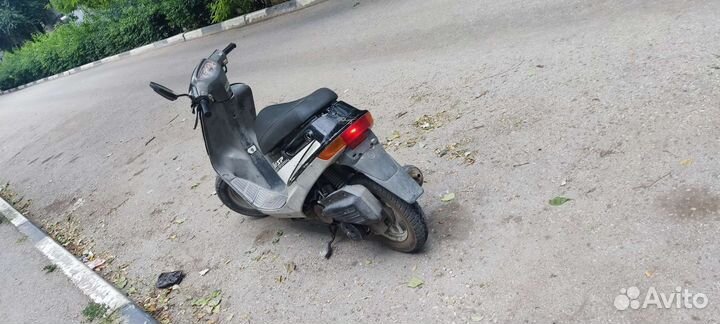 Скутер на ходу