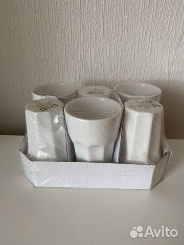 Стаканы керамические Pokal (Покал) IKEA