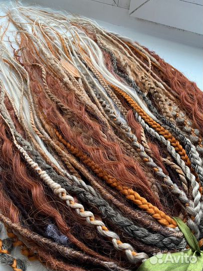 Де дреды комплект, комплект косы и дреды