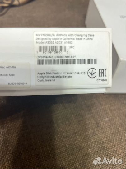 Коробка от iPhone 7,6s,airPods