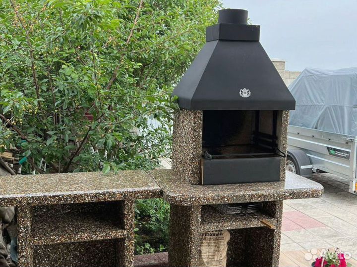 Печь барбекю,печь под казан,модуль под тандыр