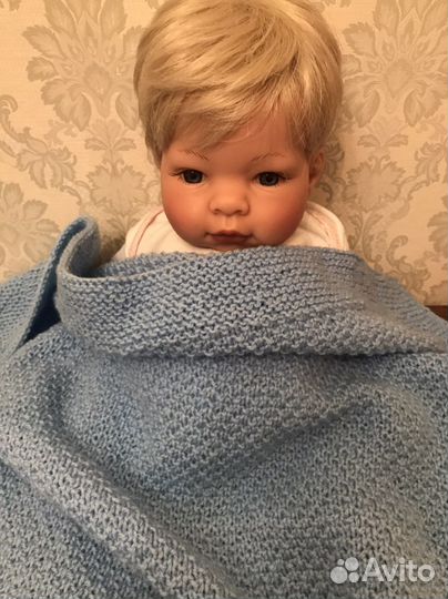 Детский пледик,ручная вязка,75/75 см