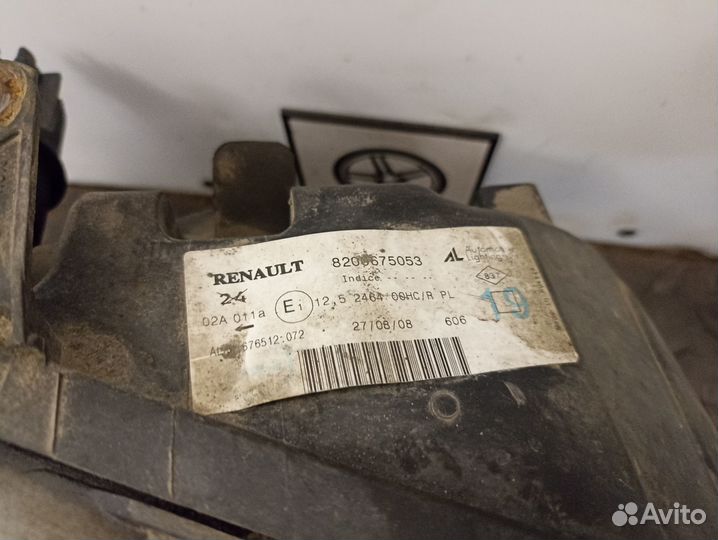 Фара для Renault Logan