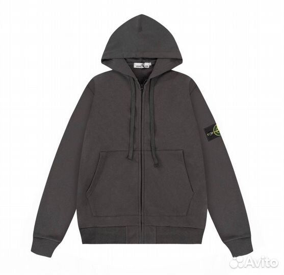 Stone island zip hoodie