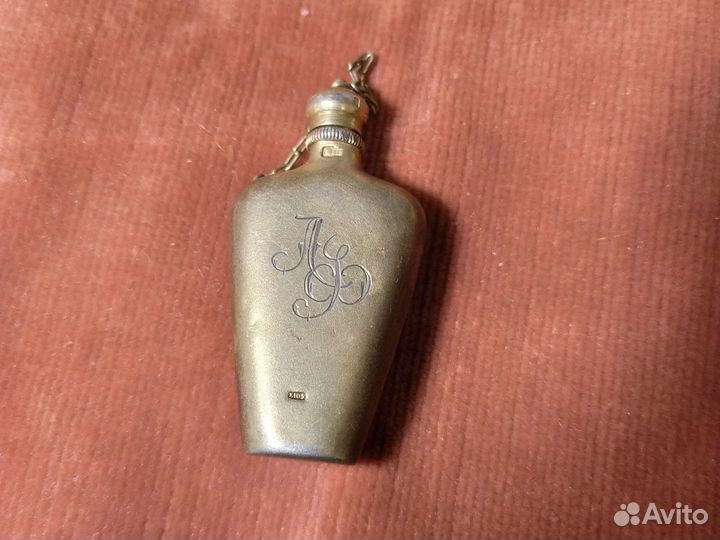 Флакон винтажный для духов серебро