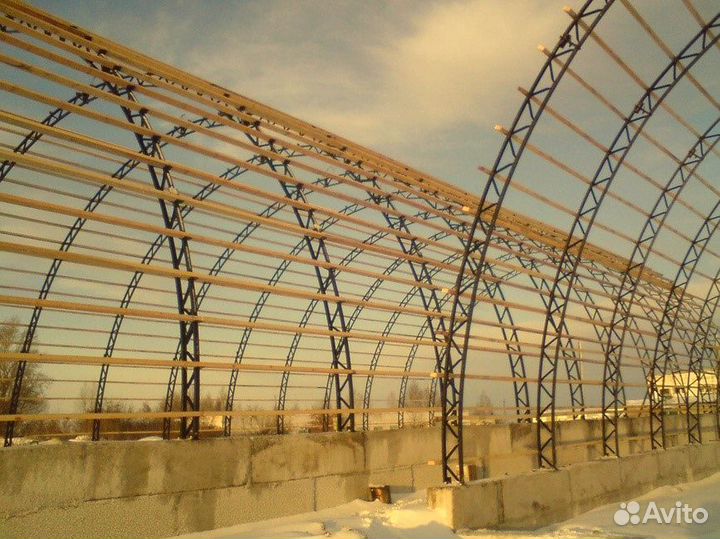 Арка для ангара арочного 18х9