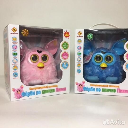 Интерактивный Фёрби Пикси и повторюшка новые