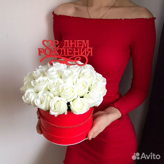 Букет из мыльных роз. Цветы к 8 марта