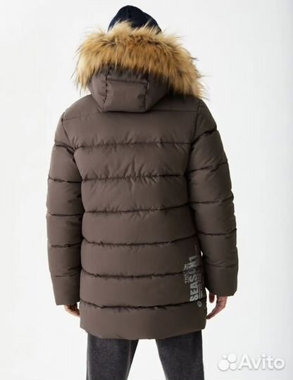 Парка зимняя с мехом