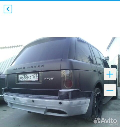 Range rover бампер с накладкой wald