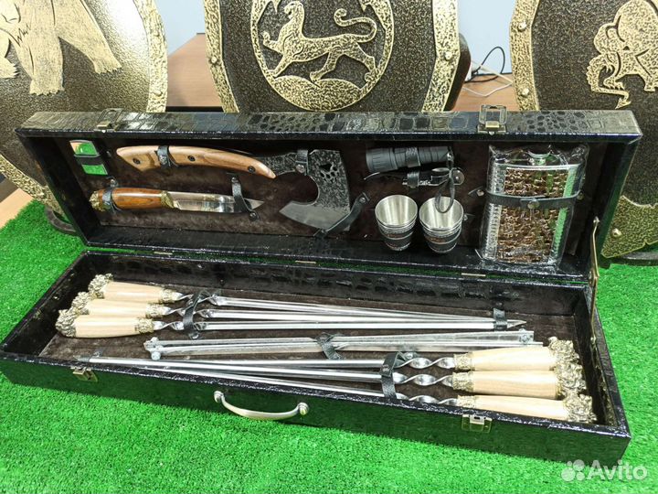 Набор шашлычный в кейсе