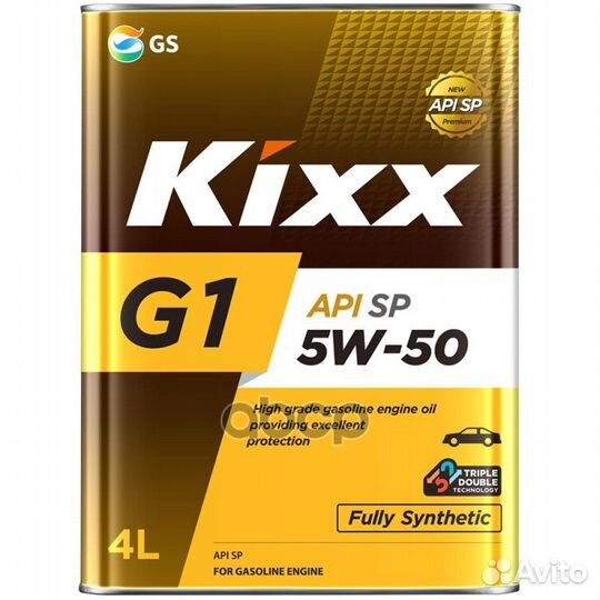 Kixx G1 5W50 SP Масло моторное синт. (Корея) (4