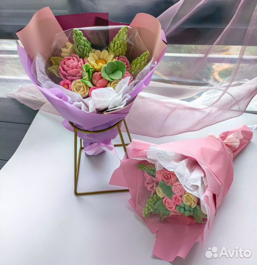 Съедобный сладкий букет из шоколада Подарок