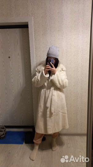 Шуба норковая с капюшоном 50 52 размер