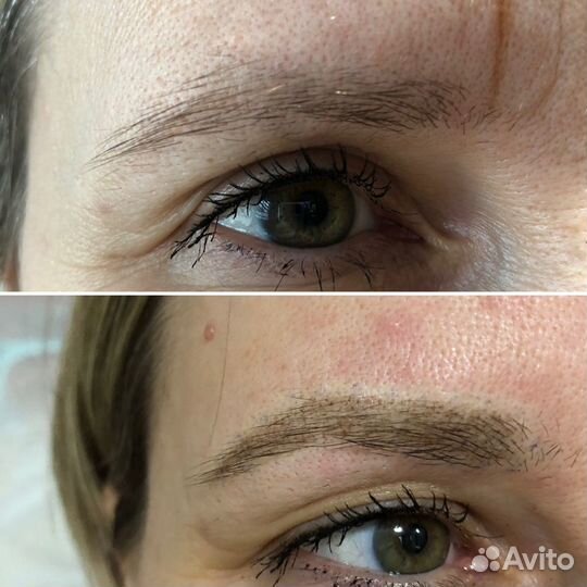 Перманентный макияж, пудровые брови, межресничка