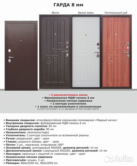 Металлические входные двери