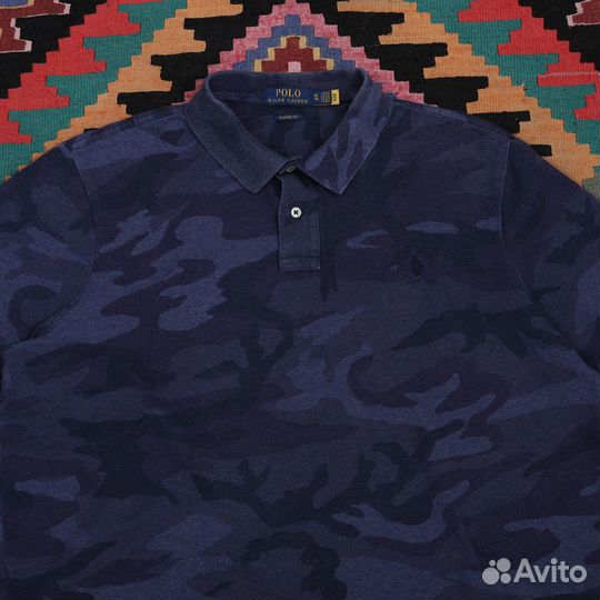 Polo Ralph Lauren Navy Camo футболка поло