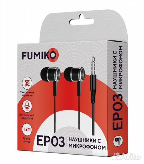 Гарнитура fumiko EP-03 Black