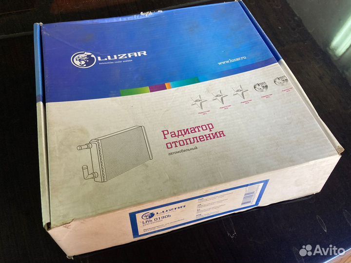Радиатор отопителя / печки Luzar для ваз