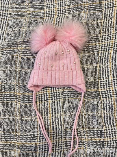 Шапка зимняя для девочки 50 52