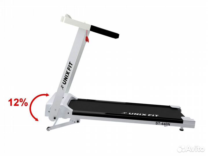 Беговая дорожка unixfit ST-440N White