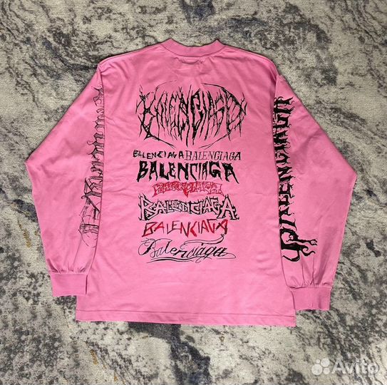Лонгслив Balenciaga DIY Metal