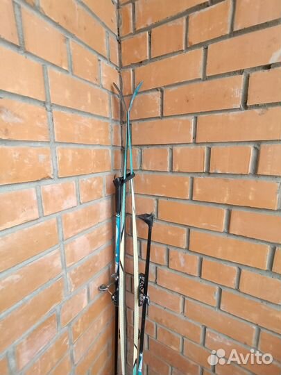 Лыжи беговые детские 150 с ботинками и палками