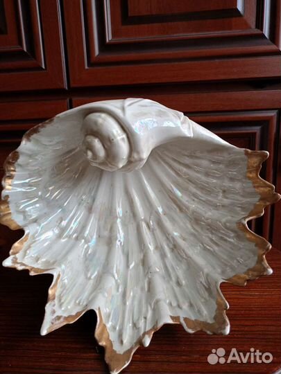 Ваза конфетница Ракушка СССР