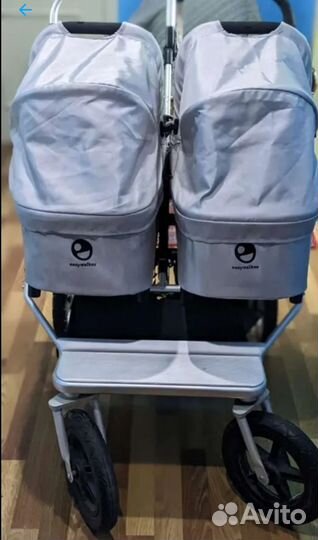 Коляска для двойни 2 в 1