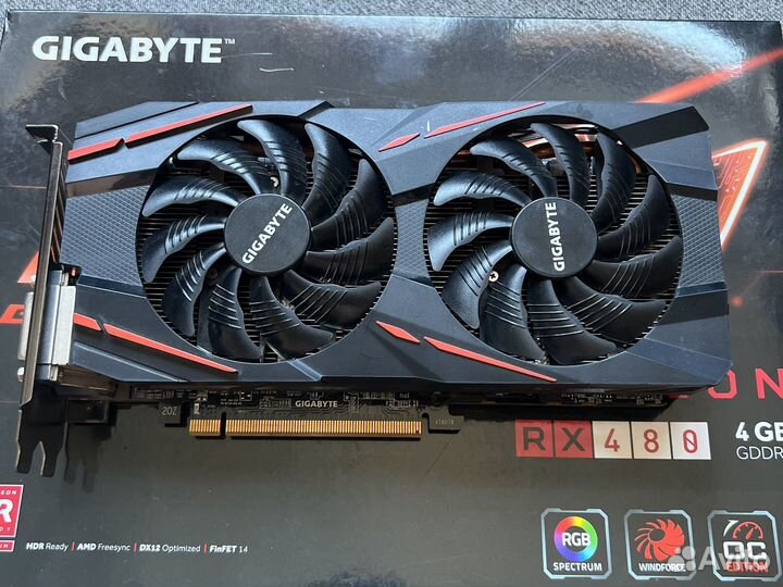 Видеокарта Radeon Rx 480
