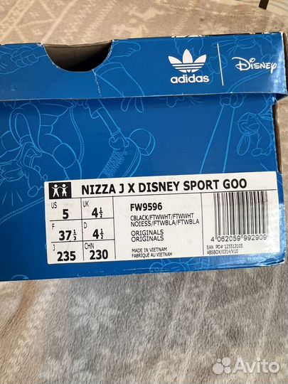 Кеды adidas disney 37