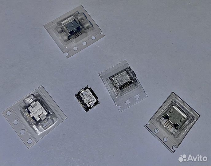 Разъемы micro USB комплект 5 штук