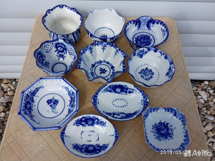 Салатники. Гжель. Новые