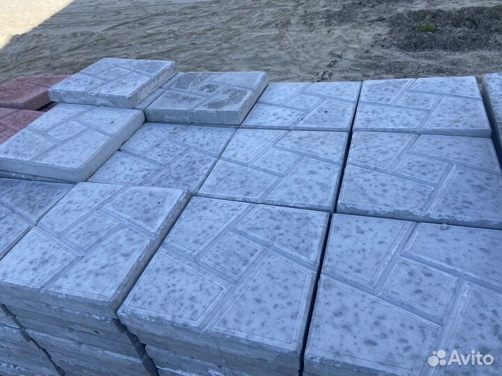 Тротуарная плитка + бордюры