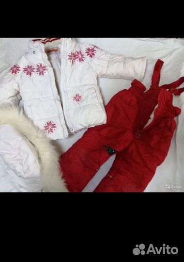 Зимний костюм для девочки