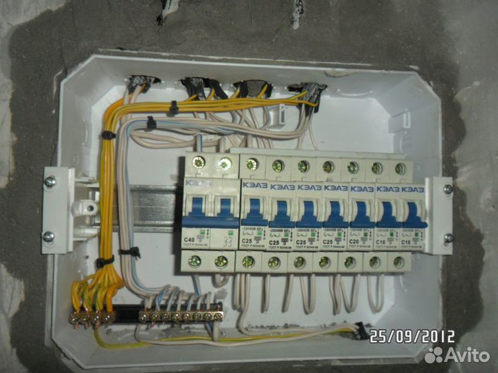 Услуги электрика.Электромонтаж