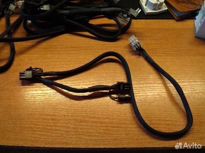 Кабель 9pin на 6+2pin