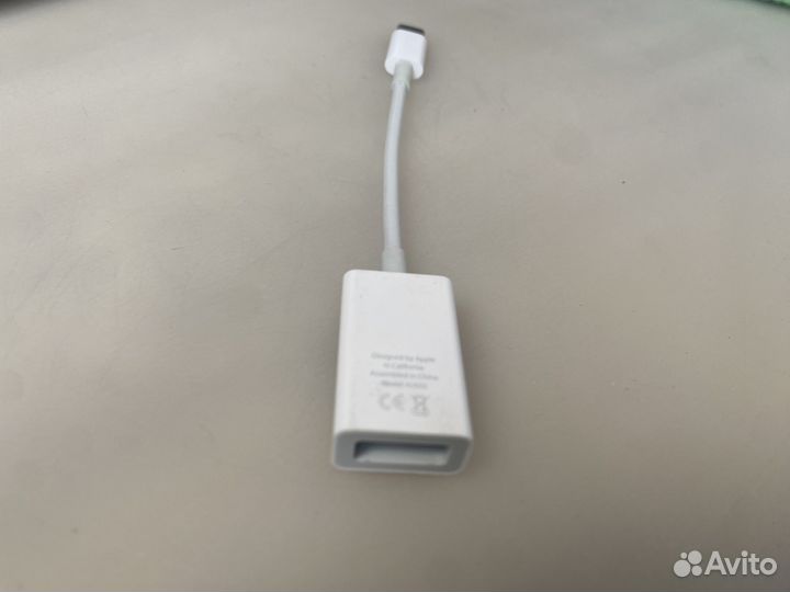 Переходник Apple A1632, USB Type-C - USB, оригинал