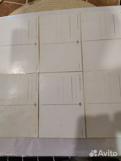 Открытки времен СССР чистые Владимирский, Куркин