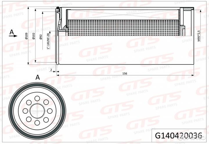 Фильтр топливный MB 000 477 16 02
