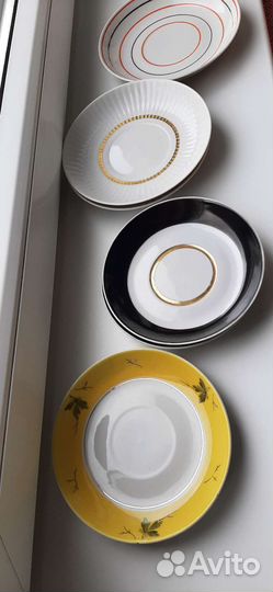 Блюдца СССР Дулево, Вербилки