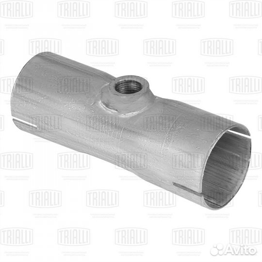 Вставка трубы глуш под хомут, с гайкой под Л З алю