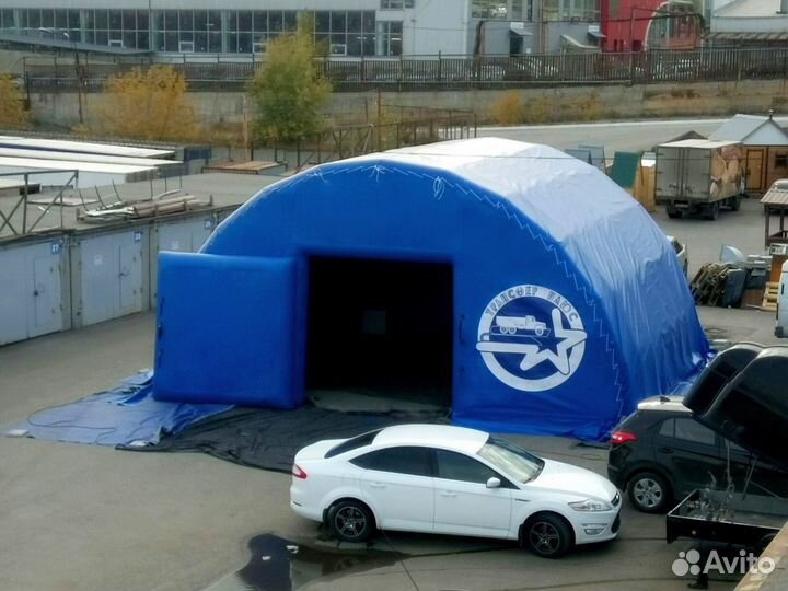 Надувной ангар (пневмокаркасный)