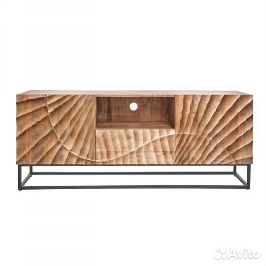 Тумба под тв деревянная напольная лофт