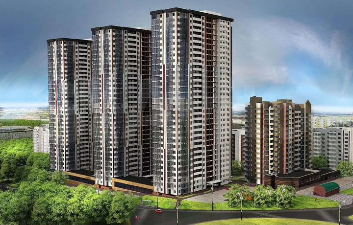 1-к. квартира, 46 м², 23/33 эт.