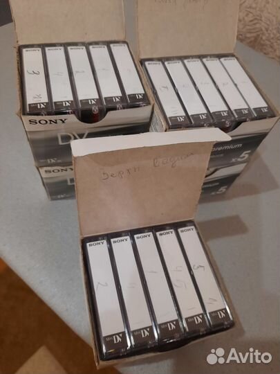 Видеокассеты Sony mini DV