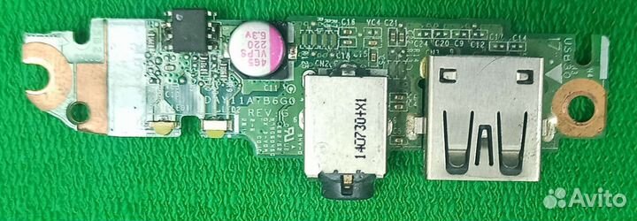 Плата расширения USB, AUX HP 17-f152nr