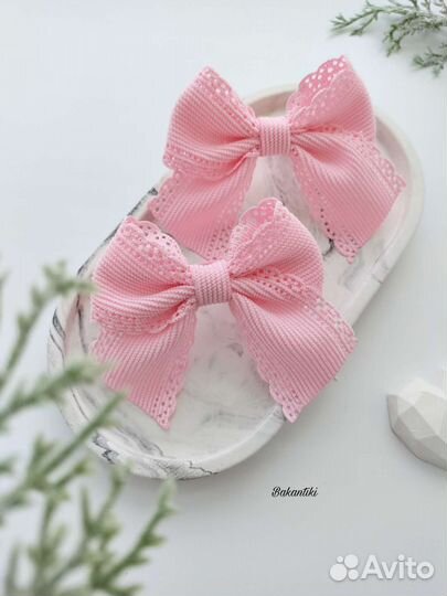 Бантики вельветовые